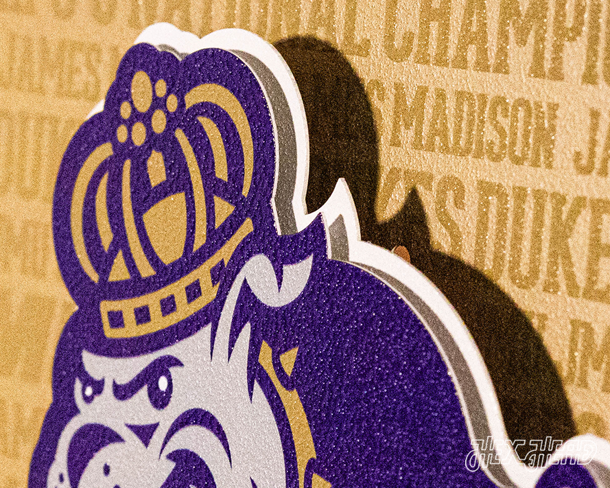 JMU Dukes CRAFT SERIES 3D Embossed Metal Wall Art
