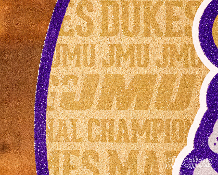 JMU Dukes CRAFT SERIES 3D Embossed Metal Wall Art