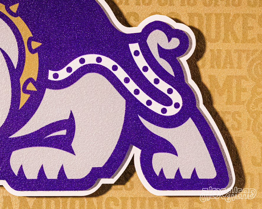 JMU Dukes CRAFT SERIES 3D Embossed Metal Wall Art