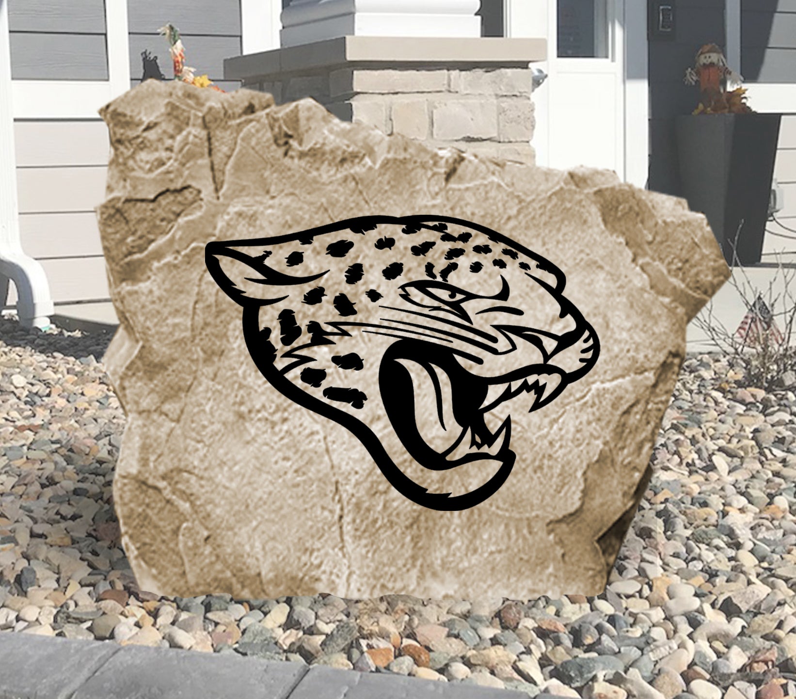 Jacksonville Jaguars Design-A-Stone Landscape Art