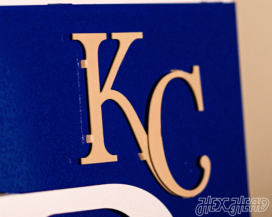 Kansas City Royals "1971" 3D Vintage Metal Wall Art