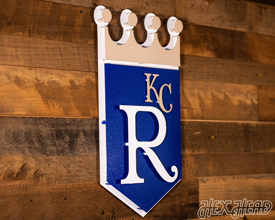 Kansas City Royals "1971" 3D Vintage Metal Wall Art