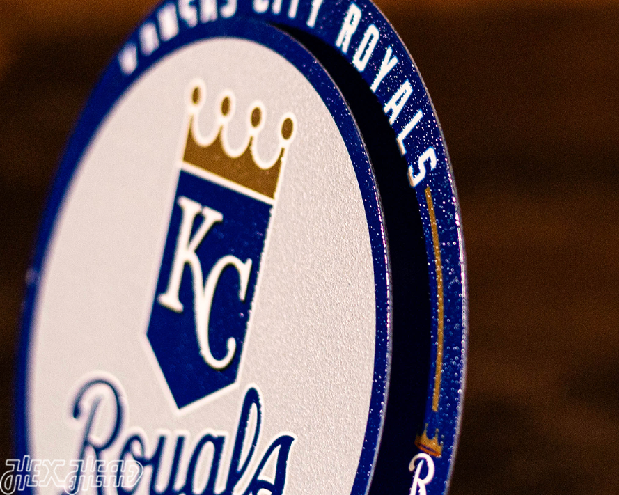 Kansas City Royals "Double Play" On the Shelf or on the Wall Art