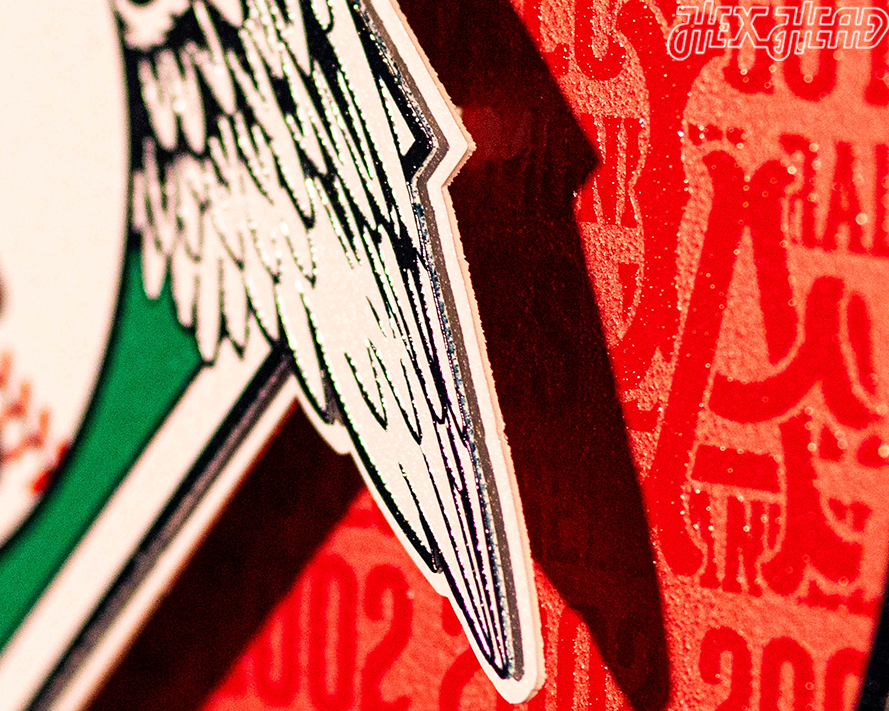 Los Angeles Angels CRAFT SERIES 3D Embossed Metal Wall Art