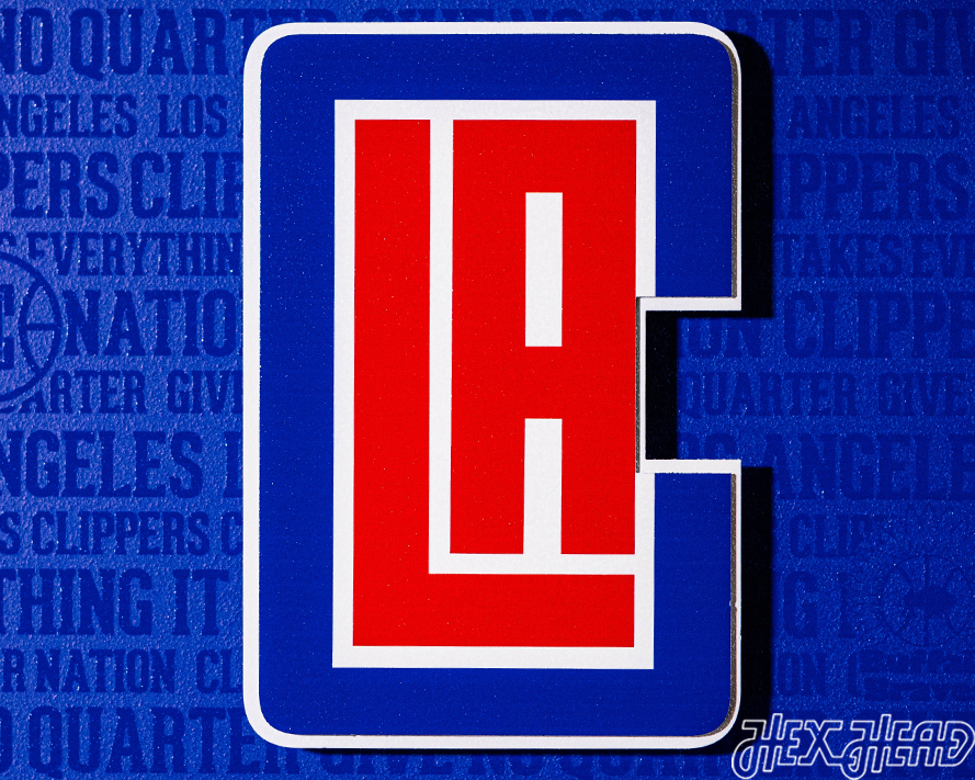 Los Angeles Clippers CRAFT SERIES 3D Embossed Metal Wall Art