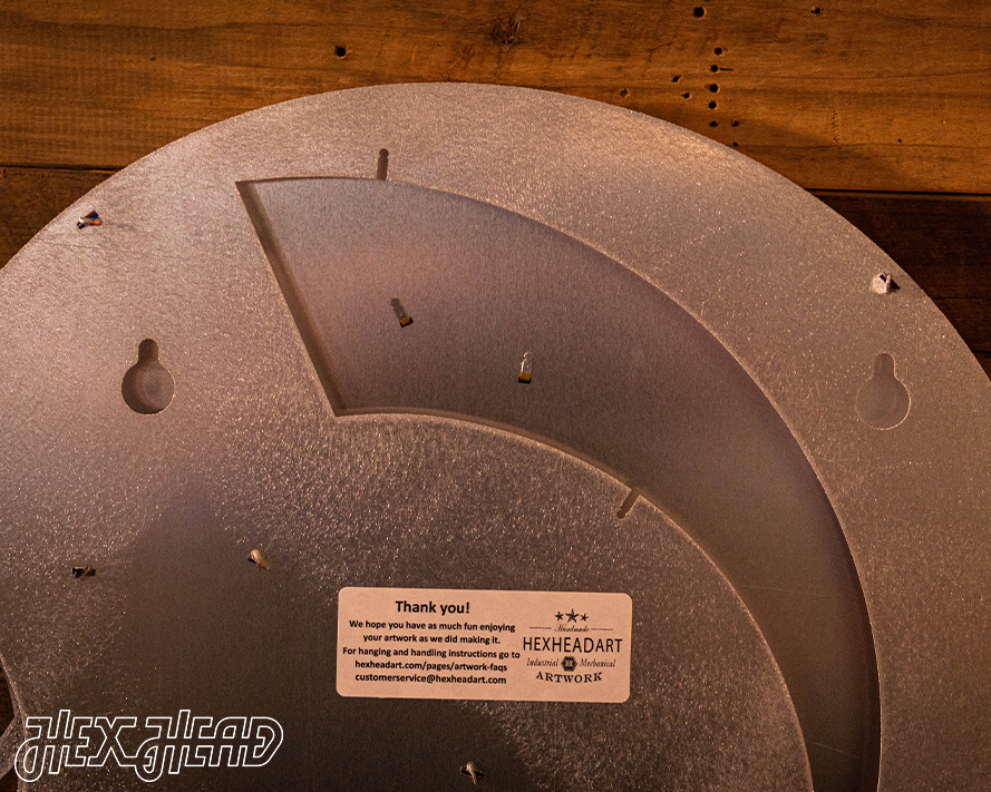 Los Angeles Rams BLITZ Collection - 8 Layer Helmet 3D Vintage Metal Wall Art