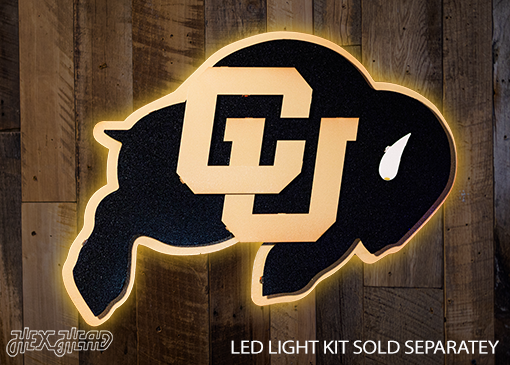 Colorado Buffaloes 3D Vintage Metal Wall Art