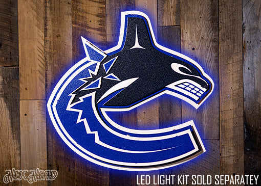 Vancouver Canucks 3D Vintage Metal Wall Art