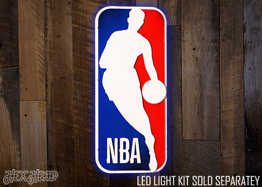 NBA "THE LOGO"  3D Vintage Metal Wall Art