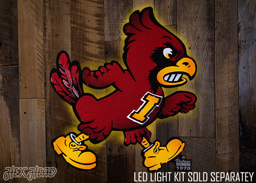 Iowa State Cyclones VAULT "CY" 3D Vintage Metal Wall Art