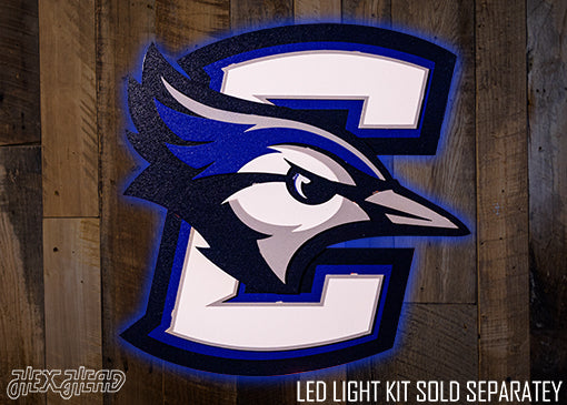 Creighton Bluejays 3D Vintage Metal Wall Art