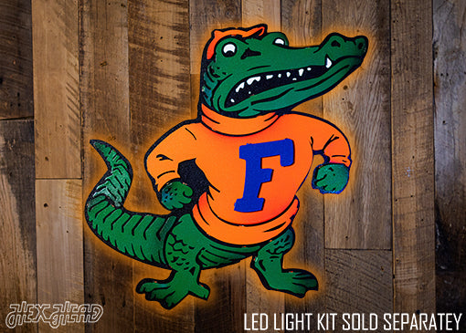 Florida "Albert the Alligator" VAULT 3D Metal Wall Art