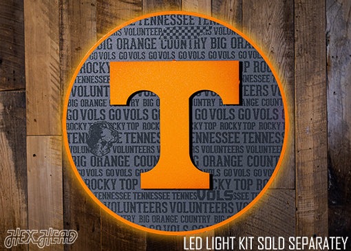 Tennessee Volunteers CRAFT SERIES 3D Embossed Metal Wall Art