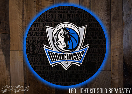 Dallas Mavericks CRAFT SERIES 3D Embossed Metal Wall Art