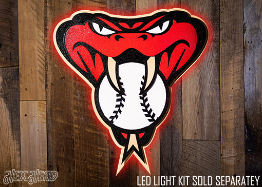 CLOSE OUT - Arizona Diamondbacks Mascot 3D Metal Wall Art