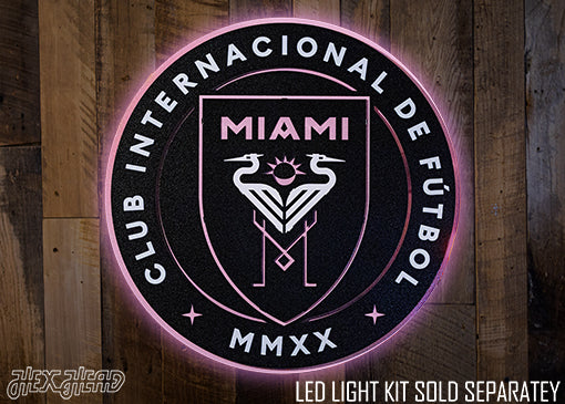 CLOSE OUT - Inter Miami CF 3D Vintage Metal Wall Art