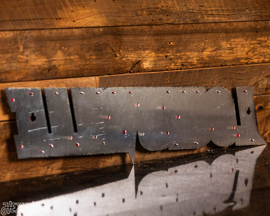 Louisville Cardinals Wordmark 3D Metal Wall Art