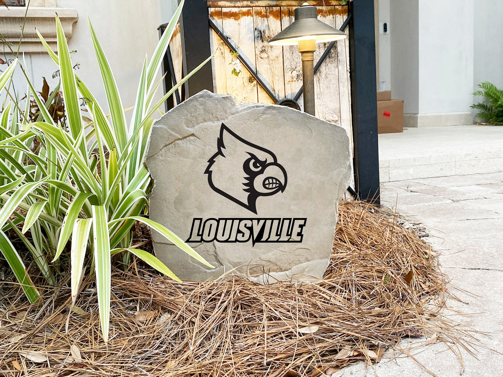 Louisville Cardinals Design-A-Stone Landscape Art