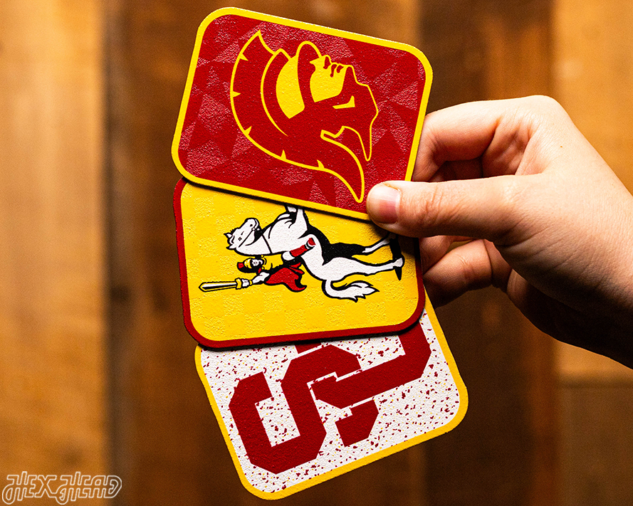 USC Southern California Trojans - SET of 3 Magnets