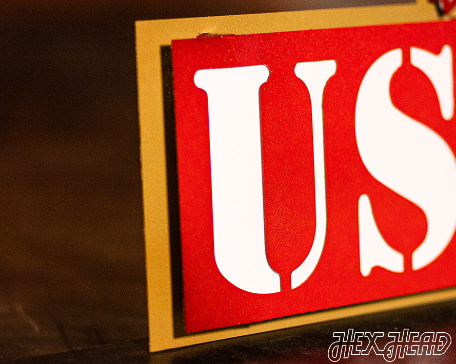 USMC Marine Corps "Bulldog" 3D Vintage Metal Wall Art