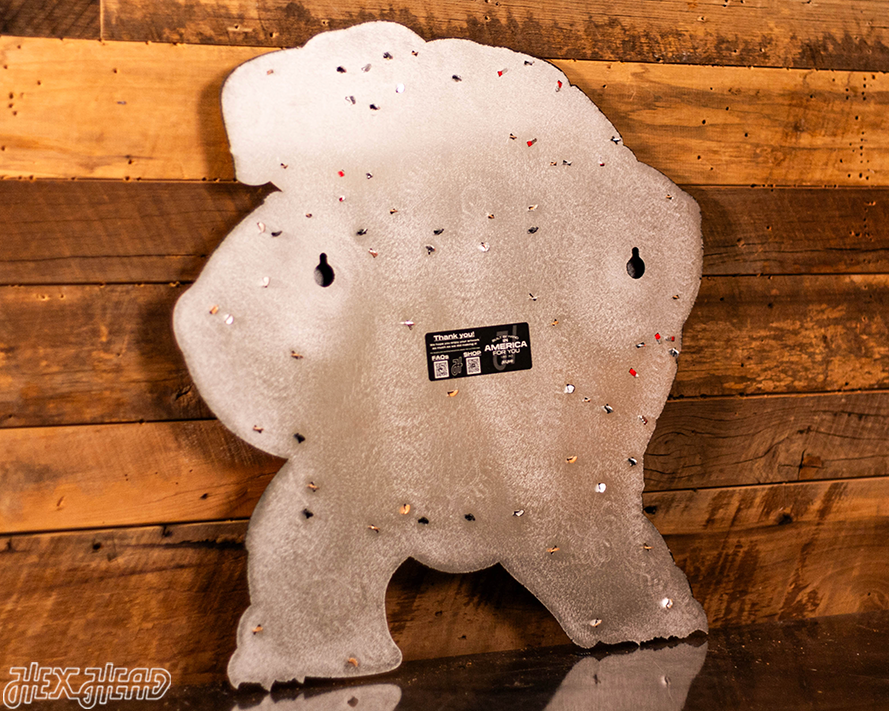 Maryland Terrapins "Testudo" 3D Vintage Metal Wall Art