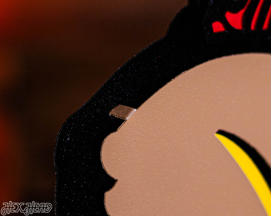 Maryland Terrapins "Testudo" 3D Vintage Metal Wall Art