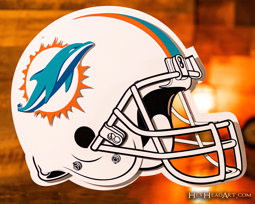 Miami Dolphins NFL Helmet PNG 