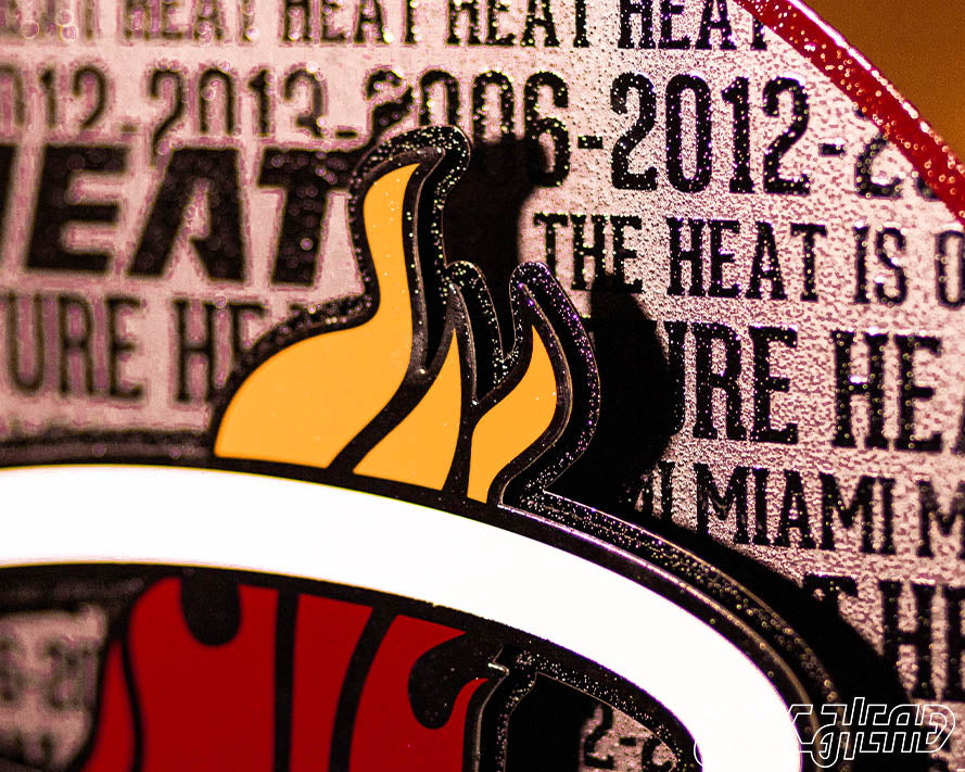 Miami Heat CRAFT SERIES 3D Vintage Metal Wall Art