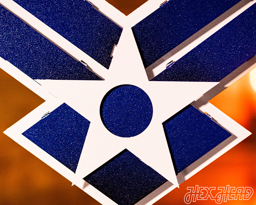 United States Air Force Symbol 3D Metal Wall Art