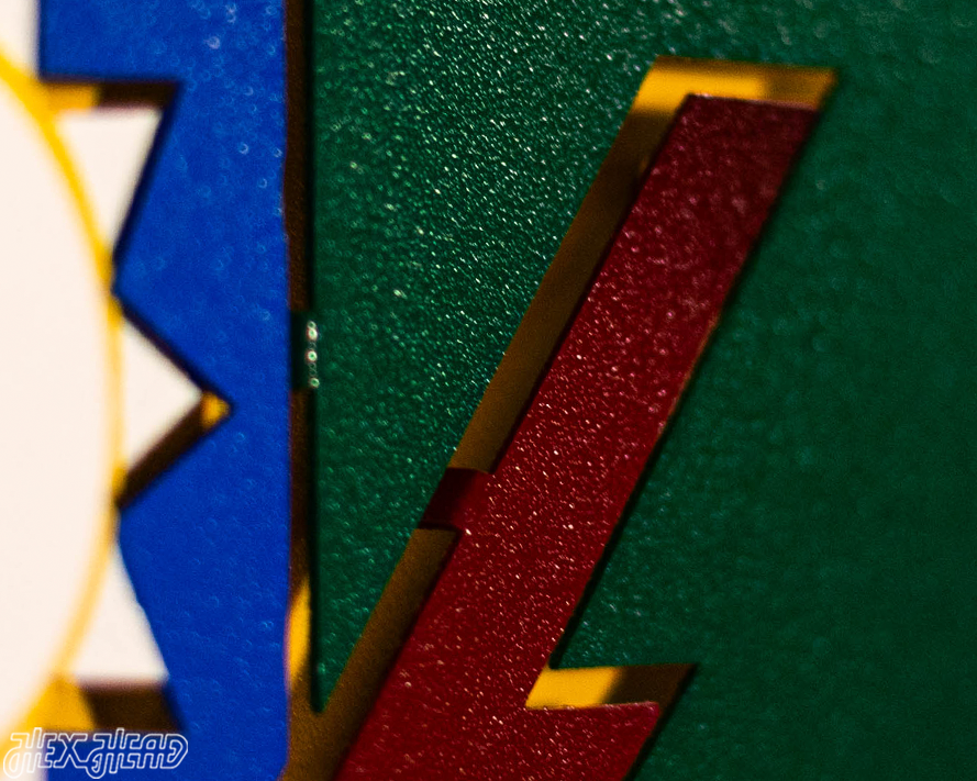 US Army 75th Regiment Rangers Shield 3D Vintage Metal Wall Art