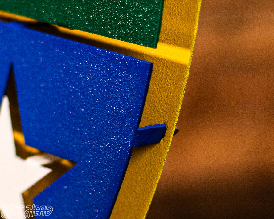 US Army 75th Regiment Rangers Shield 3D Vintage Metal Wall Art