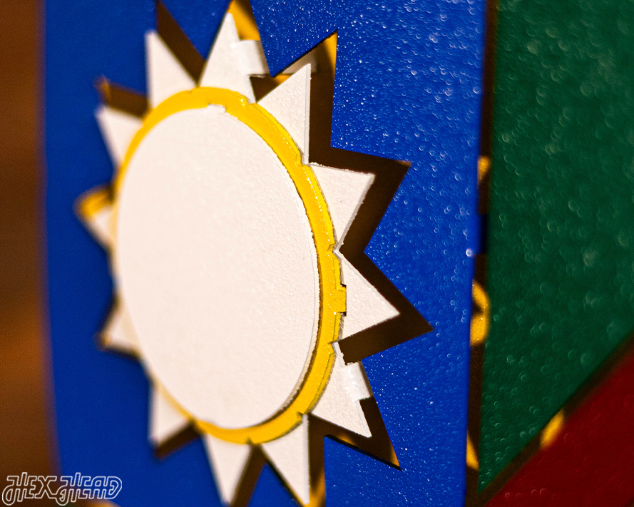 US Army 75th Regiment Rangers Shield 3D Vintage Metal Wall Art