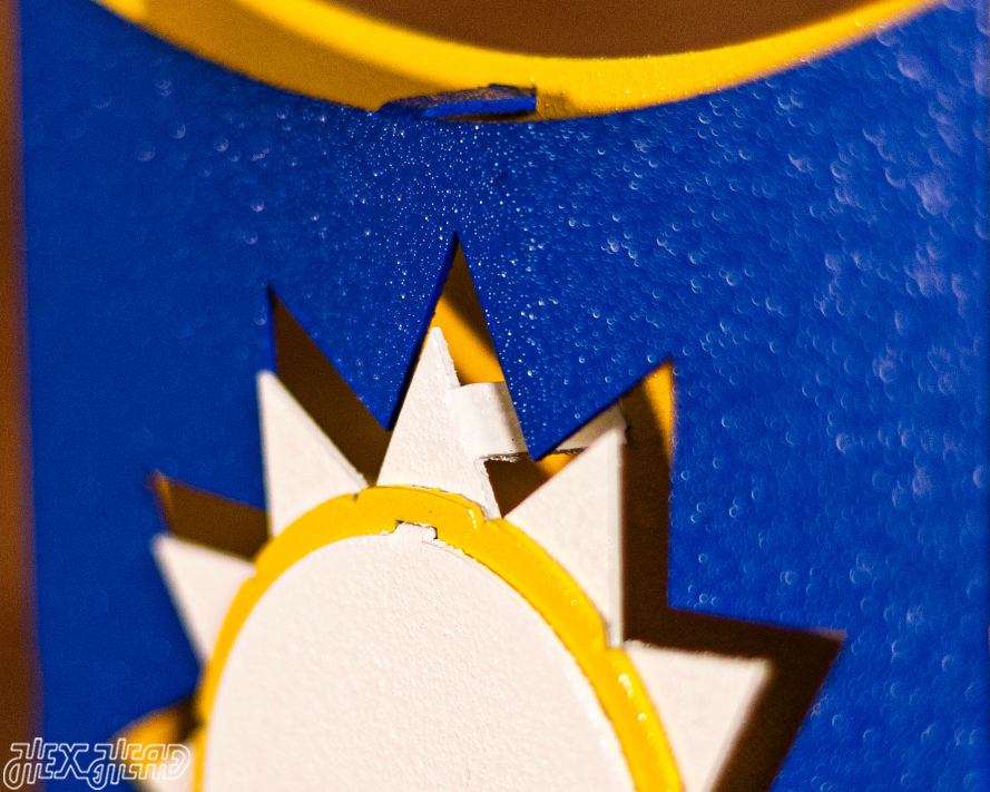 US Army 75th Regiment Rangers Shield 3D Vintage Metal Wall Art