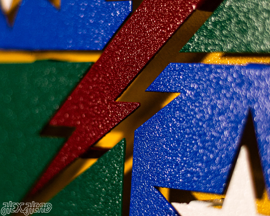 US Army 75th Regiment Rangers Shield 3D Vintage Metal Wall Art