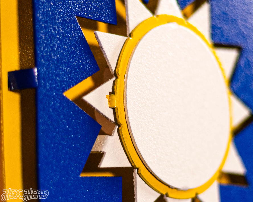 US Army 75th Regiment Rangers Shield 3D Vintage Metal Wall Art