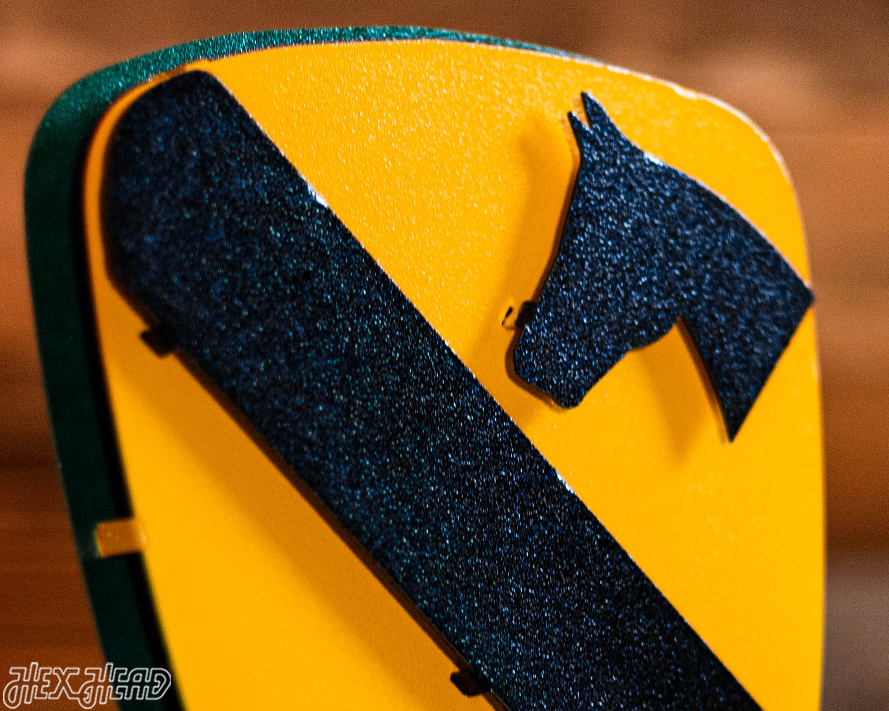 US Army 1st Cavalry Patch 3D Metal Wall Art