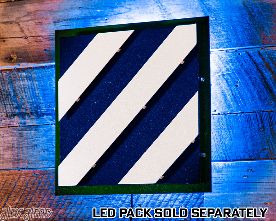 US Army 3rd Infantry Patch 3D Metal Wall Art