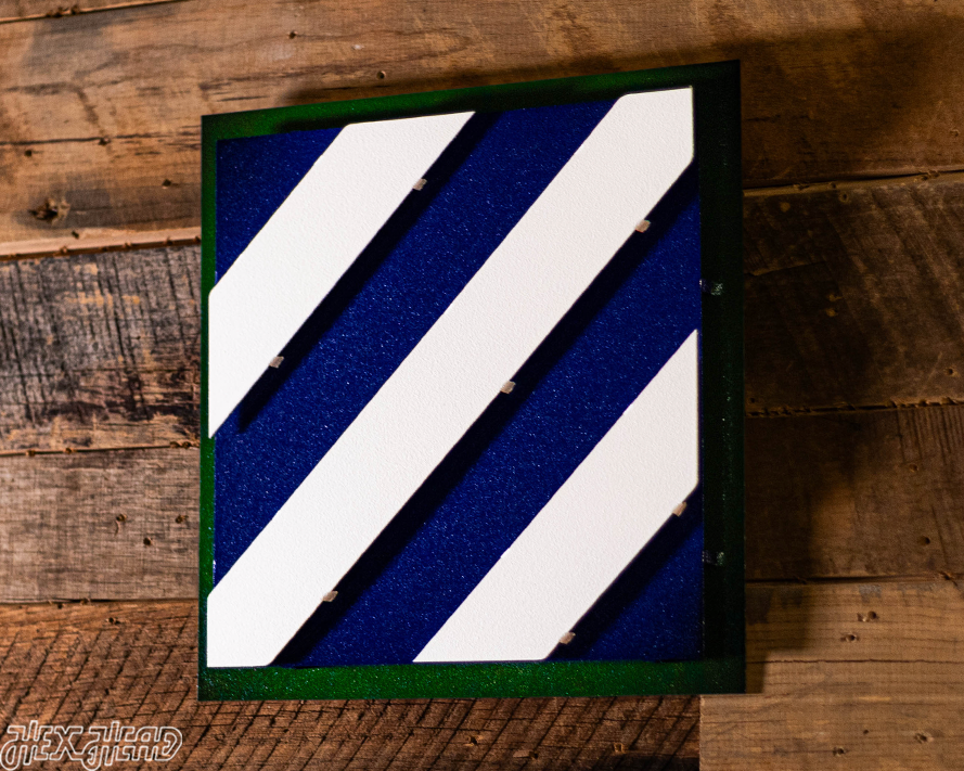 US Army 3rd Infantry Patch 3D Metal Wall Art