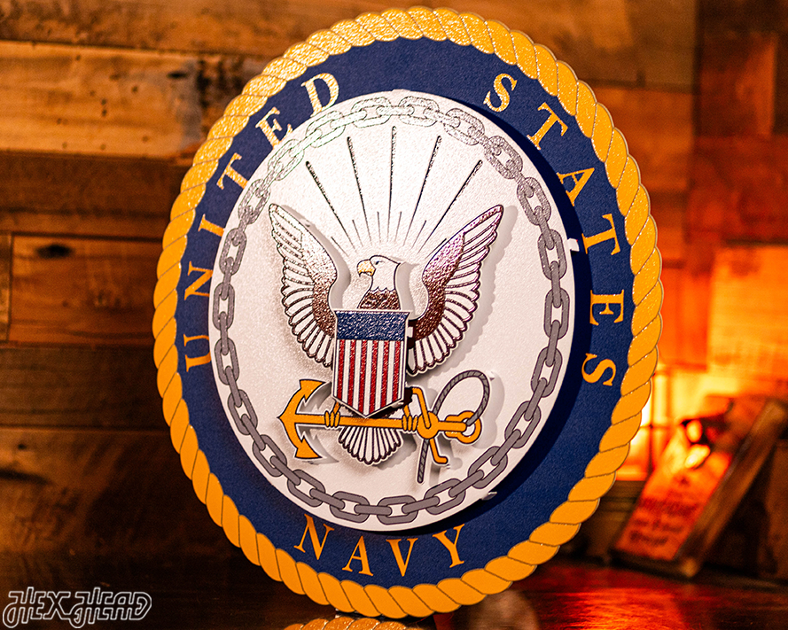 United States Navy Seal 3D Vintage Metal Wall Art