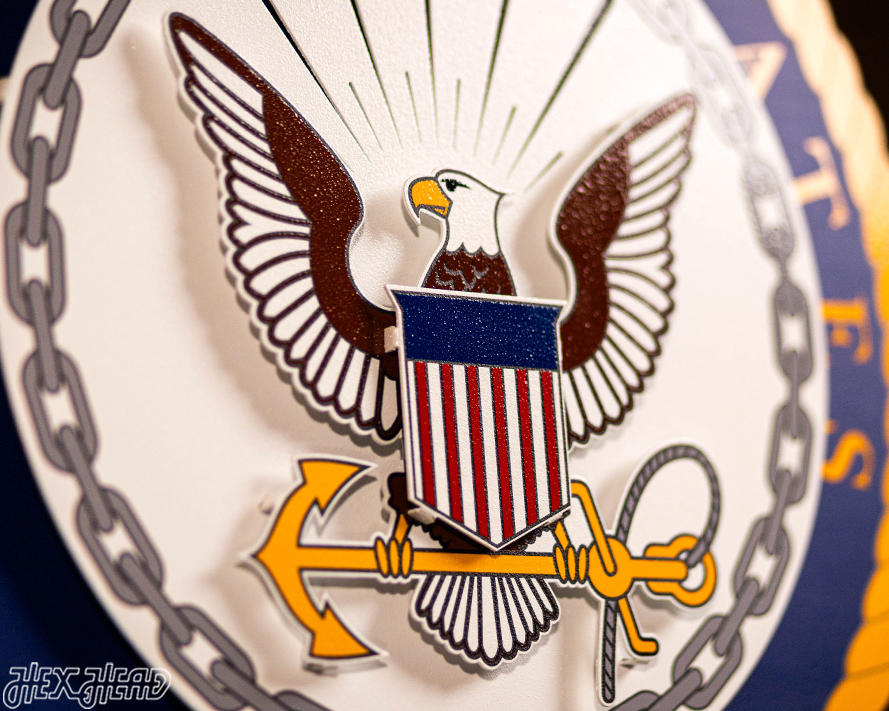 United States Navy Seal 3D Vintage Metal Wall Art