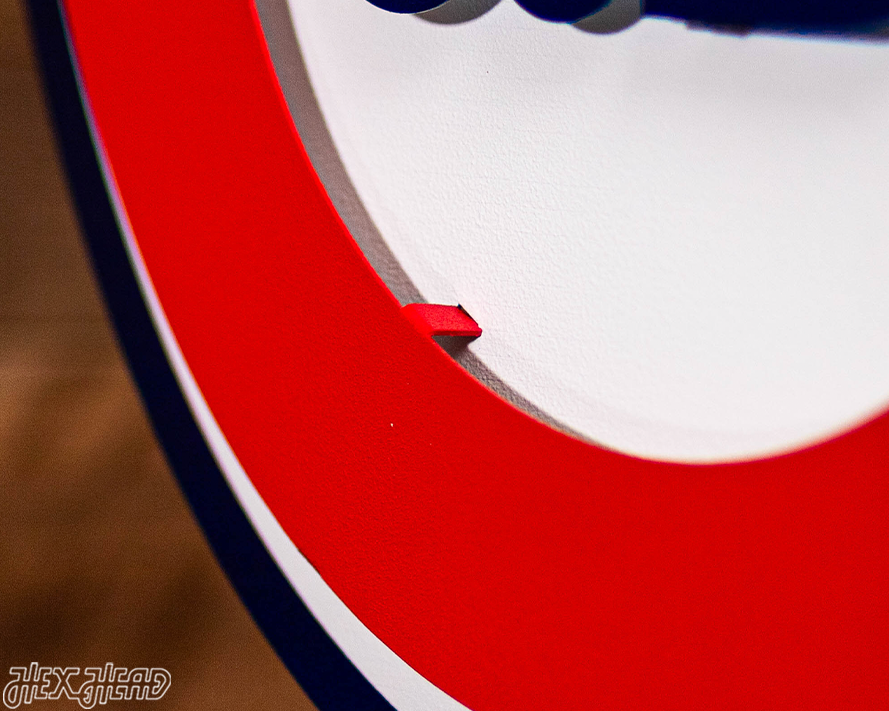 Chicago Cubs Alternate Logo 3D Metal Wall Art