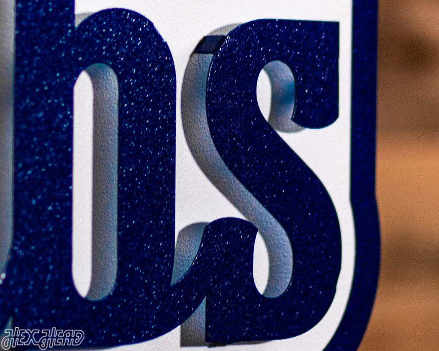 Chicago Cubs Alternate Logo 3D Metal Wall Art