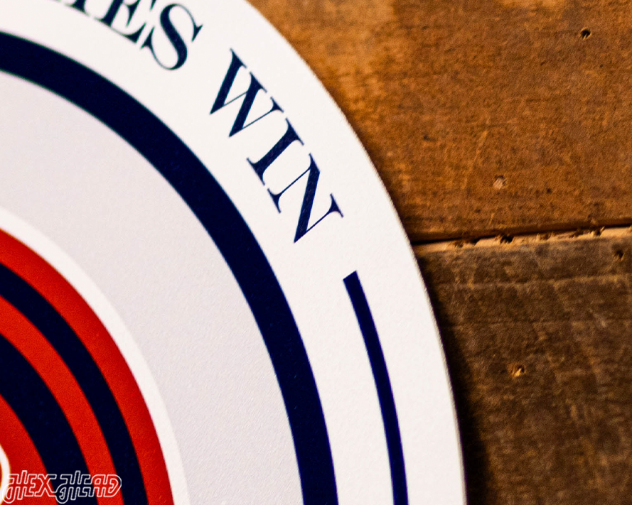 VARSITY Collection- SINGLE Layer 1935 World Series Detroit Tigers Metal Wall Art