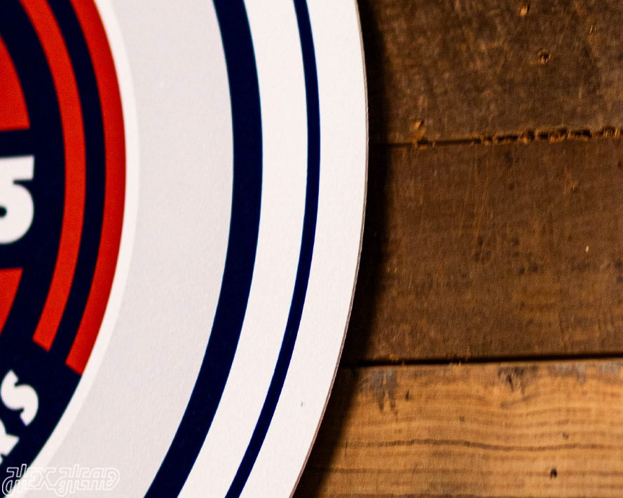 VARSITY Collection- SINGLE Layer 1935 World Series Detroit Tigers Metal Wall Art