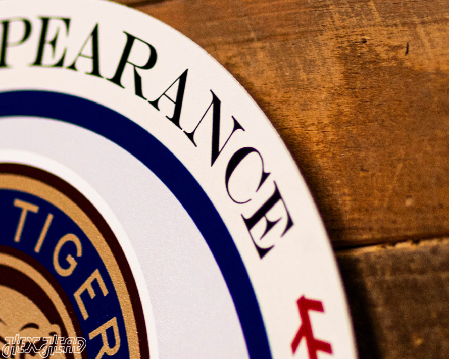 VARSITY Collection- SINGLE Layer 1968 World Series Detroit Tigers Metal Wall Art