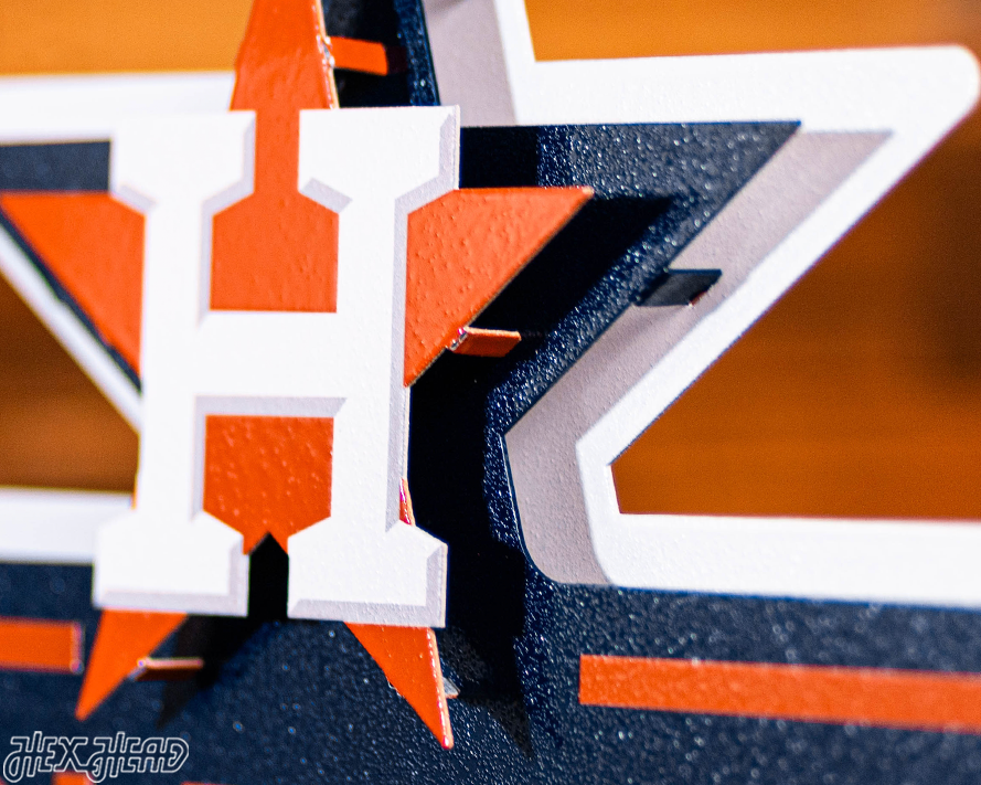 Houston Astros 2017 WORLD SERIES CHAMPIONS 3D Metal Wall Art