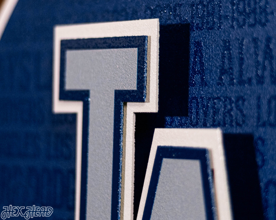 Los Angeles Dodgers CRAFT SERIES 3D Embossed Metal Wall Art