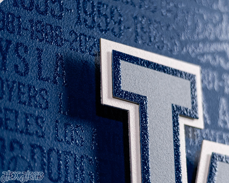 Los Angeles Dodgers CRAFT SERIES 3D Embossed Metal Wall Art