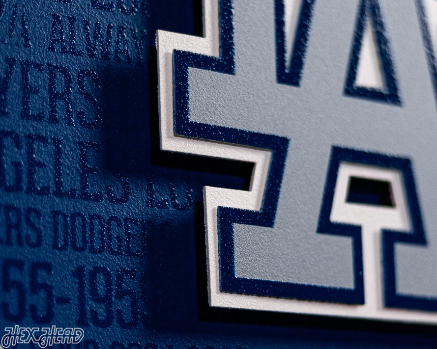 Los Angeles Dodgers CRAFT SERIES 3D Embossed Metal Wall Art