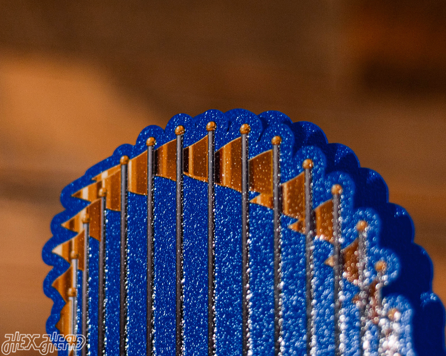 Los Angeles Dodgers 2025 World Series 3D Vintage Metal Wall Art